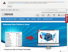 Tablet Screenshot of premiumexcelmaps.com